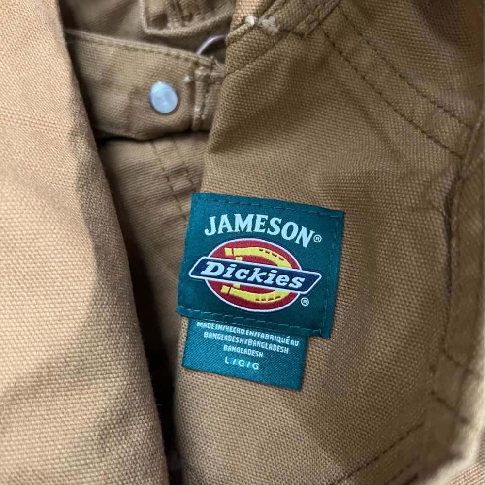 New with tags. Dickies x Jameson Tan Overalls